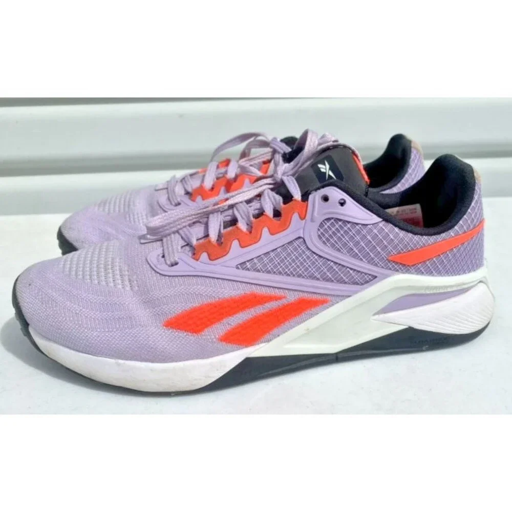 Reebok Nano X2 Training Shoes Womens Size 9.5 Lilac Coral Crossfit -out of stock